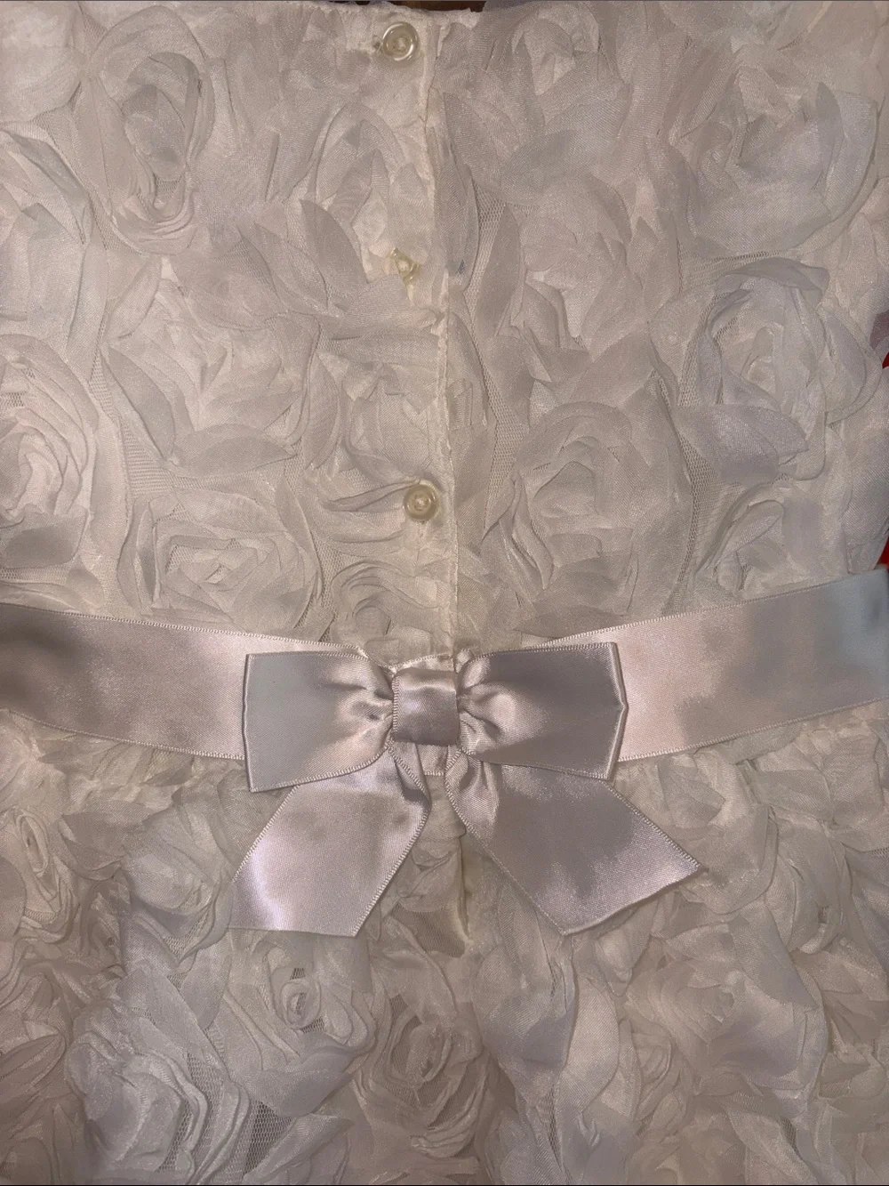 NWOT Gymboree White Rosette Party Dress